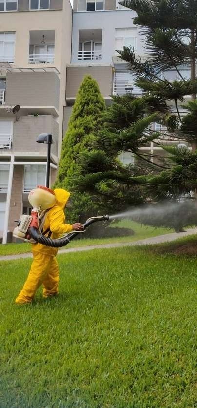 Fumigación y control de plagas